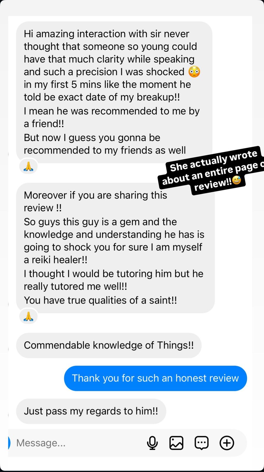 Priya S. - Client Review