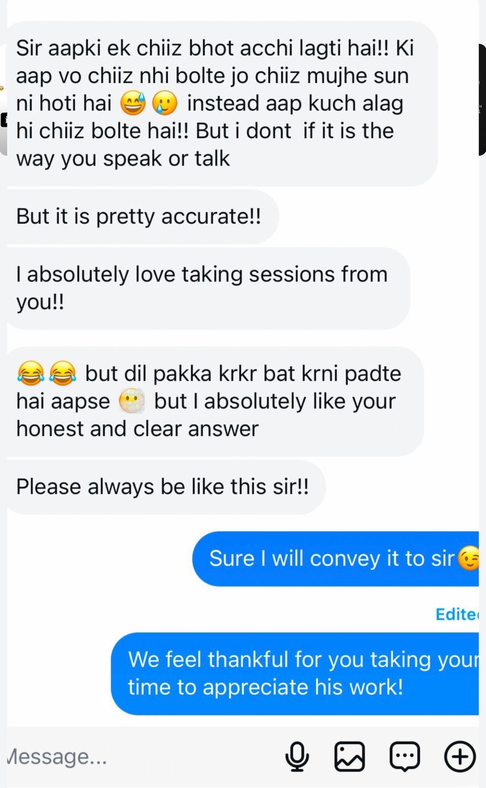 Vikram T. - Client Review